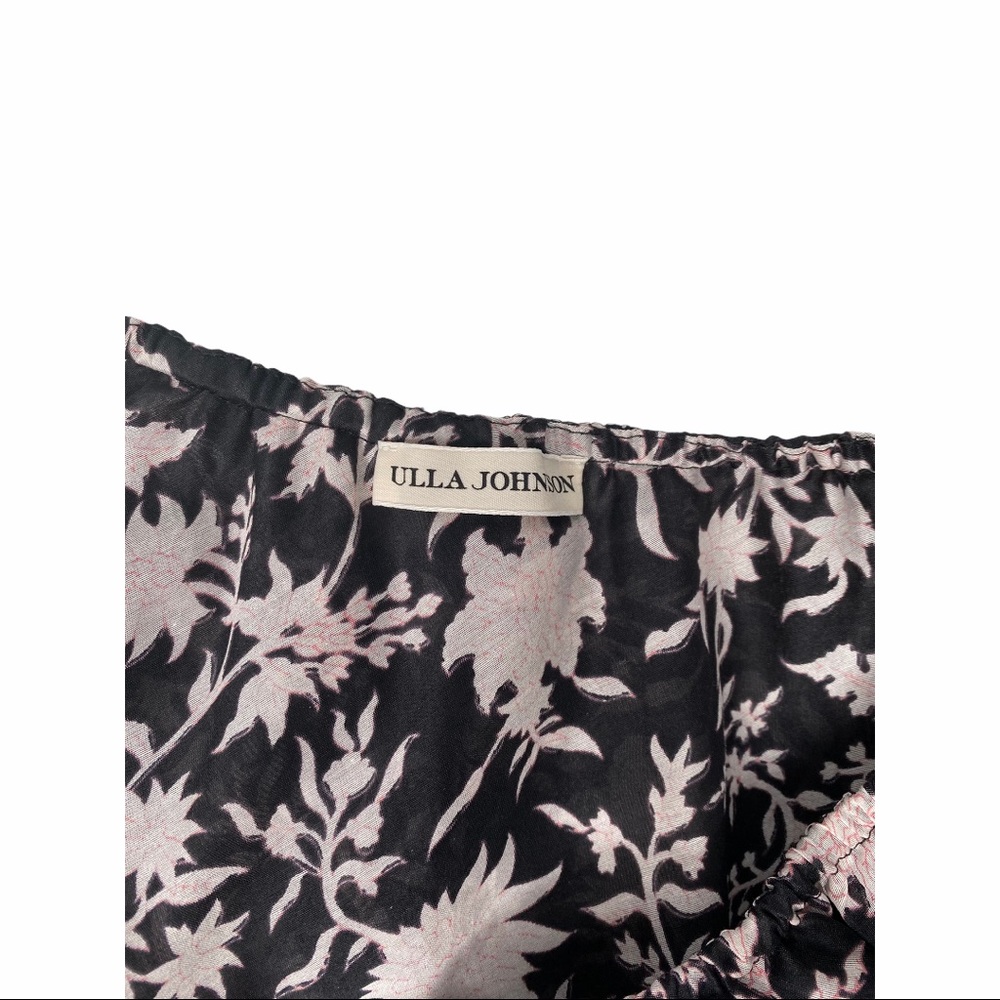 Ulla Johnson Goldie One Shoulder Floral Blouse 6 - Picture 6 of 8